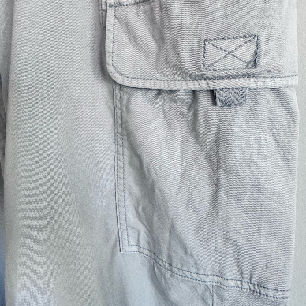 American Eagle Drape Super High Waisted Cargo Baggy Pant - Women’s Size 10 Long - Picture 5 of 10